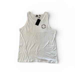 WXYZ Blessed White Tank Top